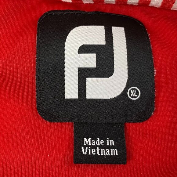 FootJoy Men's Polo Shirt XL Red 2013 CCCC Scratch Cup Embroidered Short Sleeve - Picture 3 of 9